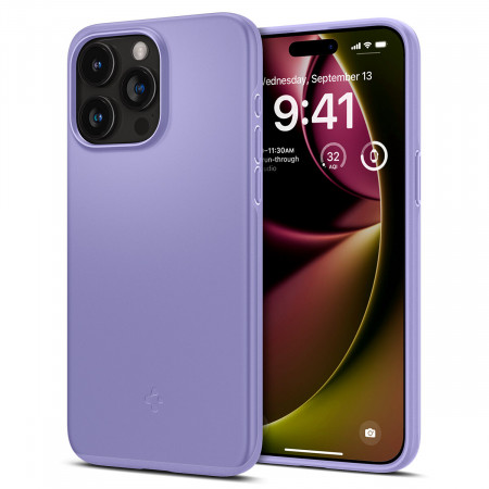 Оригинален гръб SPIGEN Thin Fit - iPhone 15 Pro Max Iris лилав