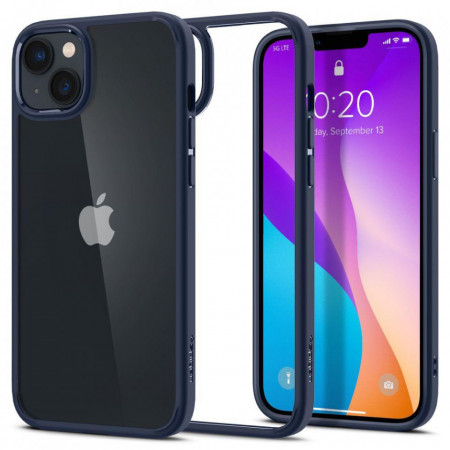 Оригинален гръб SPIGEN Ultra Hybrid - iPhone 14 Plus син