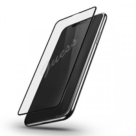 Оригинален закален стъклен протектор GUESS с магическо лого - iPhone 12 / 12 Pro
