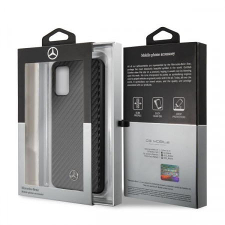 Оригинален твърд гръб MERCEDES Dynamic MEHCS67SRCFBK - Samsung Galaxy S20+ / S20+ 5G черен
