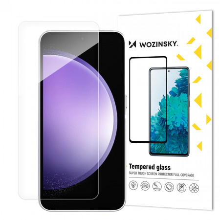 Плосък закален стъклен протектор 9H WOZINSKY - Samsung - Samsung Galaxy S23 FE