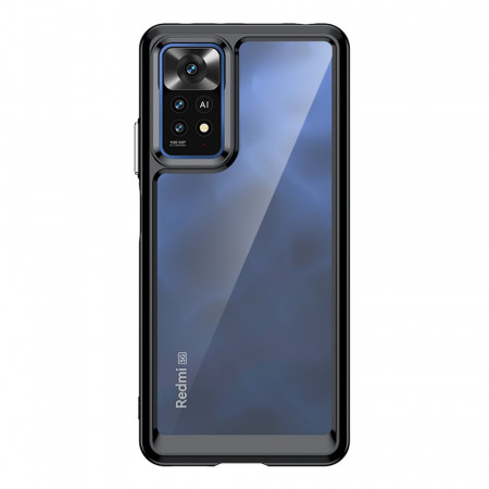 Прозрачен гръб с гел рамка Outer Space - Xiaomi Redmi Note 12 / Poco X5 черен