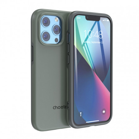 Противоударен гръб CHOETECH MFM Anti-drop MagSafe - iPhone 13 Pro Max зелен