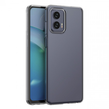Тънък силиконов гръб 0.5mm - Moto g73 thin cover прозрачен