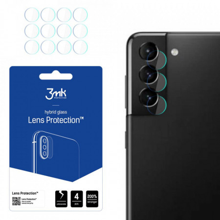 4 бр. гъвкав протектор за камера 3mk Lens Protection - Samsung Galaxy S21 5G