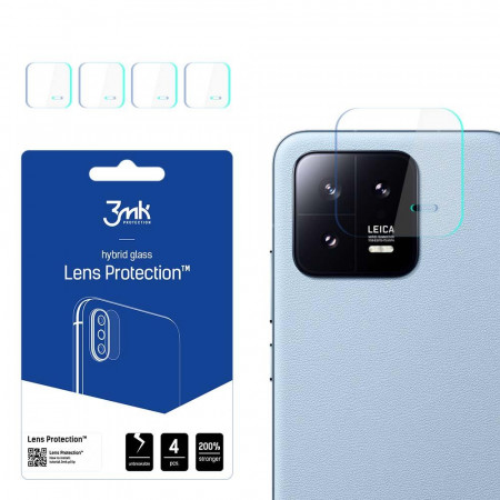4 бр. гъвкав протектор за камера 3mk Lens Protection - Xiaomi 13