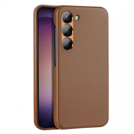 Гръб от еко кожа DUX DUCIS Grit MagSafe - Samsung Galaxy S23+ кафяв