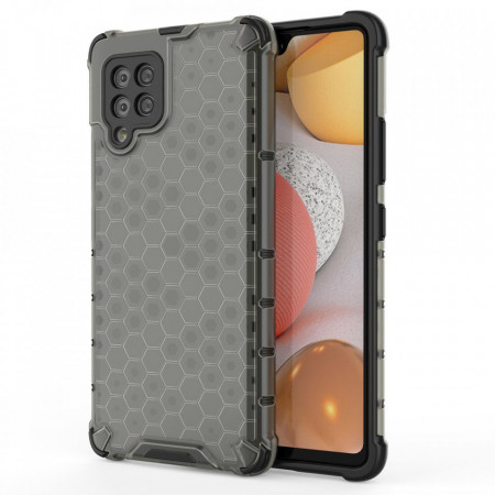 Гръб Honeycomb Armor със силиконов бъмпер - Samsung Galaxy A42 5G черен