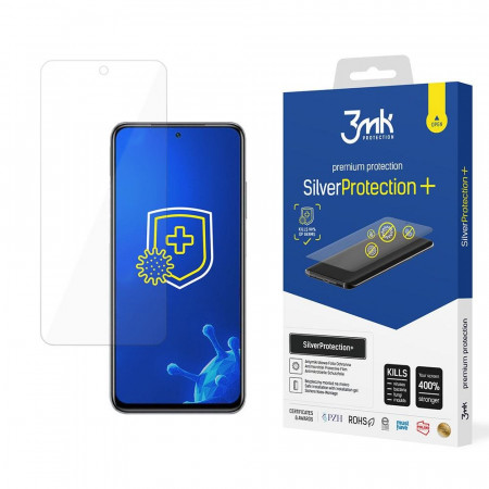 Гъвкав протектор с антимикробно покритие 3mk Silver Protection+ - Xiaomi Redmi Note 10 / 10s