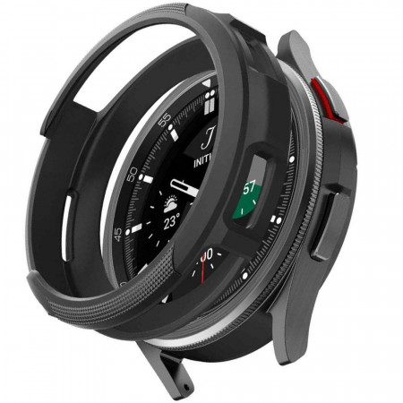 Калъф за корпус SPIGEN Liquid Air - Samsung Galaxy Watch6 Classic 47mm черен мат