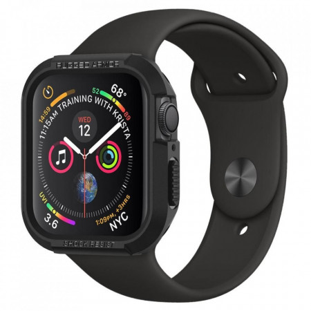 Калъф за корпус SPIGEN Rugged Armor - Apple Watch 44mm Series 5 / 44mm Series 4 черен - Img 1