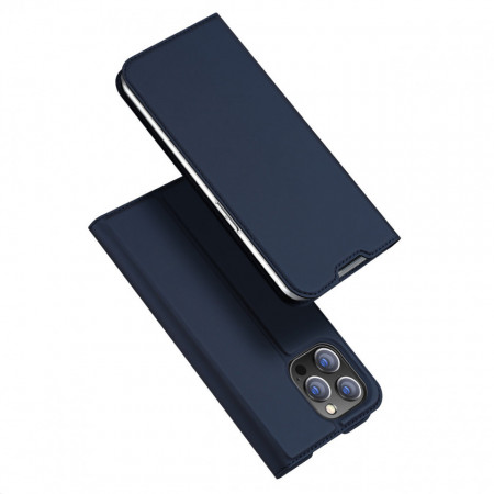 Калъф тип книга DUX DUCIS Skin Pro - iPhone 14 Pro син