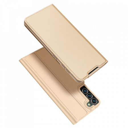 Калъф тип книга DUX DUCIS Skin Pro - Samsung Galaxy S22+ златист