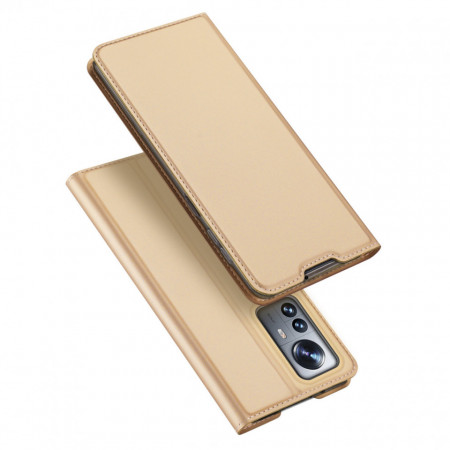 Калъф тип книга DUX DUCIS Skin Pro - Xiaomi 12 Pro / 12S Pro златист