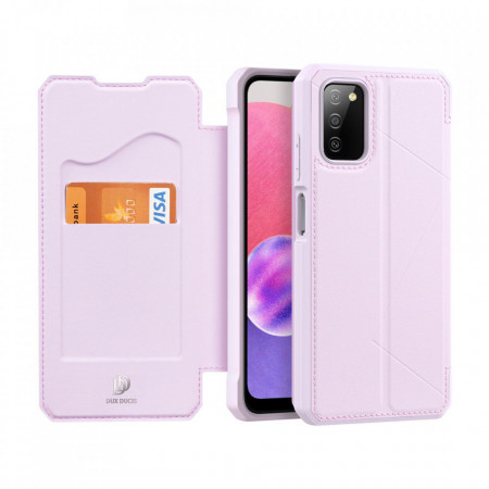 Калъф тип книга DUX DUCIS Skin X - Samsung Galaxy A03s розов