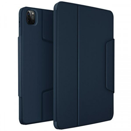 Магнитен калъф тип книга UNIQ Rovus - iPad Pro 11&quot; (3rd gen 2021) / Pro 11&quot; (4th gen 2022) / Air 10.9&quot; (4th gen 2020) / Air 10.9&quot; (5th gen 2022) marine blue - Img 1