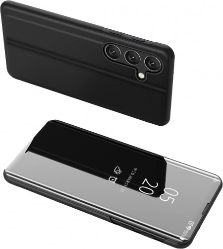 Огледален калъф тип книга Clear View - Samsung Galaxy A24 черен