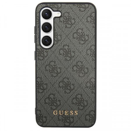 Оригинален гръб GUESS 4G Metal Gold Logo GUHCSA14G4GFGR - Samsung Galaxy 14 / A14 5G черен - Img 1