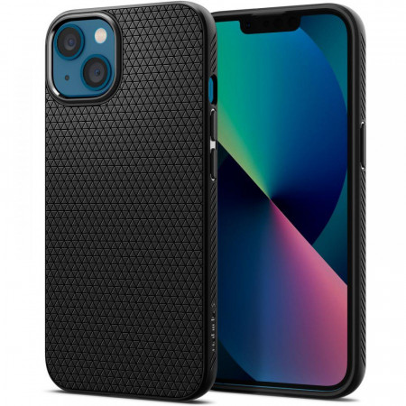 Оригинален гръб SPIGEN Liquid Air - iPhone 13 mini черен мат