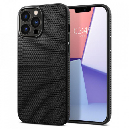 Оригинален гръб SPIGEN Liquid Air - iPhone 13 Pro черен мат