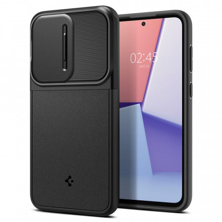 Оригинален гръб SPIGEN Optik Armor - Samsung Galaxy S23 FE черен