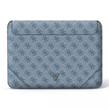 Оригинален калъф за лаптоп GUESS 4G Uptown Triangle Logo GUCS14P4TB 13" / 14" син