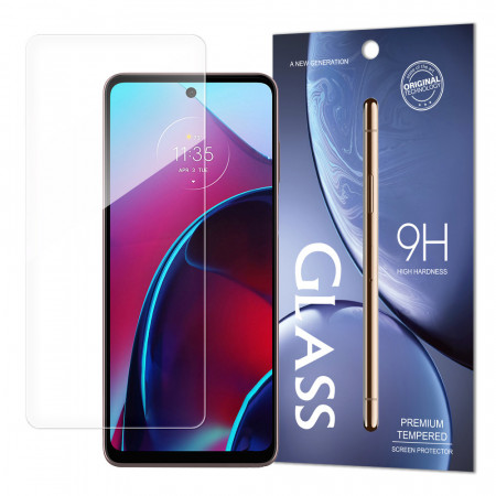 Плосък закален стъклен протектор 9H WOZINSKY - Moto g stylus 2022 - Img 1
