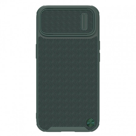 Подсилен гръб с подвижно покритие за камерата NILLKIN Textured S MagSafe - iPhone 14 зелен
