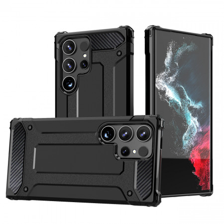 Подсилен гръб Hybrid Armor - Samsung Galaxy S24 Ultra черен