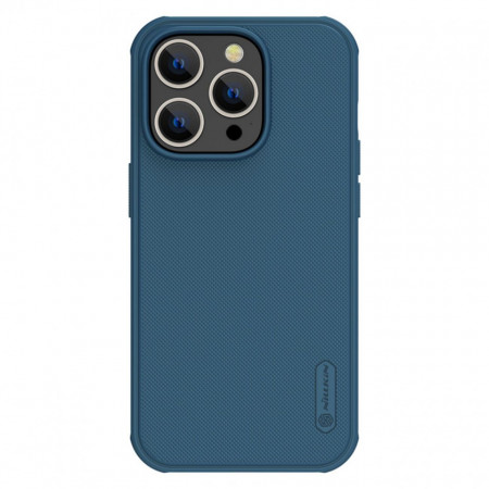 Подсилен гръб NILLKIN Super Frosted Shield Pro - iPhone 14 Pro Max син