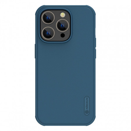 Подсилен гръб NILLKIN Super Frosted Shield Pro MagSafe - iPhone 14 Pro Max син