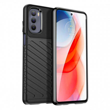 Подсилен гръб Thunder - Moto g stylus 2022 черен - Img 1