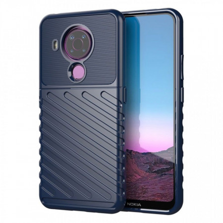 Подсилен гръб Thunder - Nokia 5.4 син - Img 1