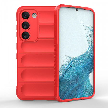Подсилен гъвкав гръб Magic Shield - Samsung Galaxy S23+ червен