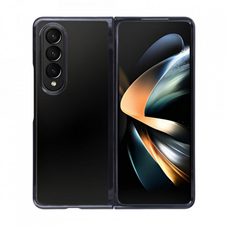 Прозрачен калъф 360° FORCELL Focus с цветна рамка - Samsung Galaxy Z Fold4 черна