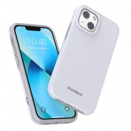 Противоударен гръб CHOETECH MFM Anti-drop MagSafe - iPhone 13 бял