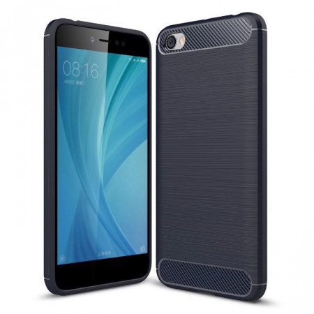 Силиконов гръб Carbon - Xiaomi Redmi 5A син