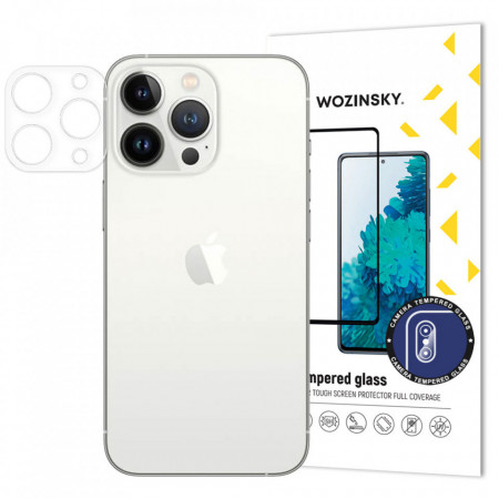 Стъклен протектор за камера с пълно покритие 9H WOZINSKY - iPhone 13 Pro Max