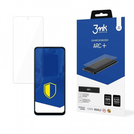 Ултратънък гъвкав протектор с пълно покритие 3mk ARC+ - Xiaomi Redmi 12 / Note 12R / Poco M6 Pro