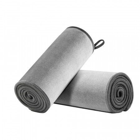 2бр. Микрофибърни кърпи за кола BASEUS 40cm x 40cm (CRXCMJ-0G) сиви
