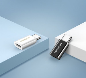Адаптер UGREEN USB Type C към Micro USB (30154) бял - Img 14