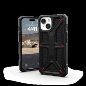 Армиран гръб UAG Monarch - iPhone 15 черен кевлар - Img 3