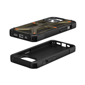 Армиран гръб UAG Monarch - iPhone 15 Pro зелен кевлар - Img 6