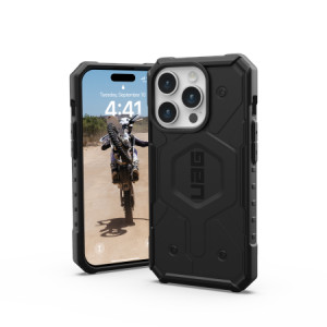 Армиран гръб UAG Pathfinder MagSafe - iPhone 15 Pro черен - Img 5
