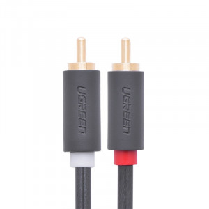 Аудио / видео кабел UGREEN 2х RCA (чинч) 5m сив (10520) - Img 7