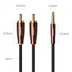 Аудио кабел UGREEN жак 3.5mm към 2x RCA (чинч) 2m (AV170) - Img 15