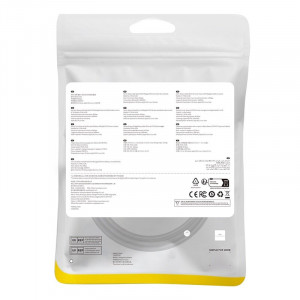 Бърз интернет кабел BASEUS RJ45 cat.8 40Gb/s 1m черен - Img 6