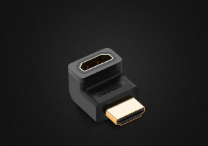 Видео адаптер UGREEN десен ъгъл HDMI към HDMI (20109) черен - Img 6