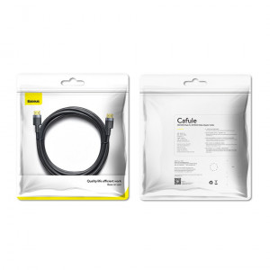 Видео кабел BASEUS Cafule HDMI 2.0 4K 60 Hz 3D 18 Gb/s 3 m черен (CADKLF-G01) - Img 15