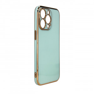 Гел гръб с рамка Lighting Color - iPhone 12 Pro Max мента - Img 2